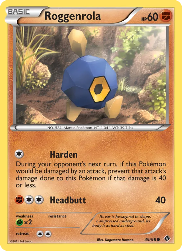 Roggenrola Emerging Powers 49/98
