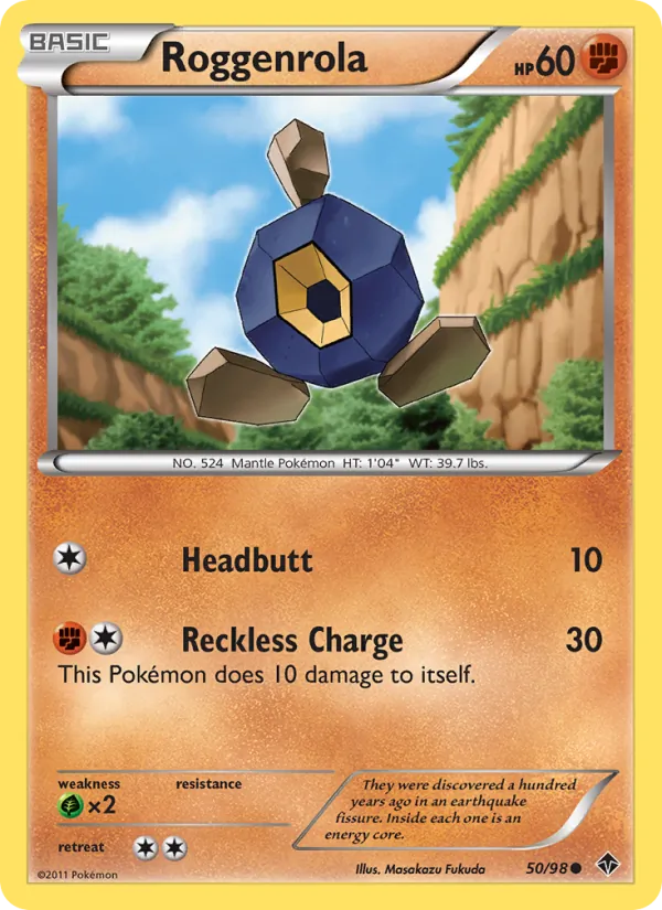 Roggenrola Emerging Powers 50/98