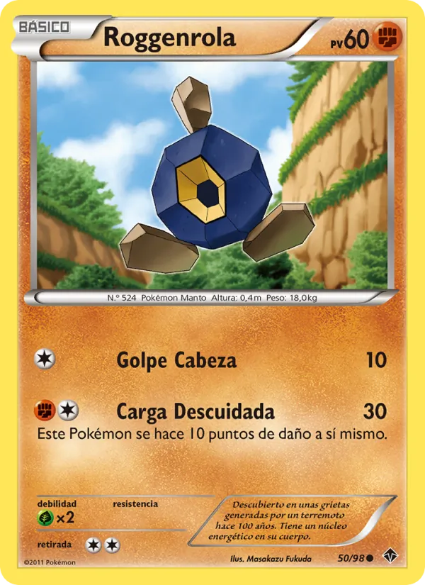 Roggenrola Fuerzas Emergentes 50/98
