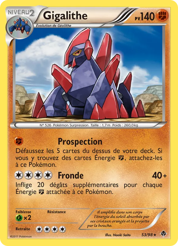 Gigalithe Pouvoirs Émergents 53/98