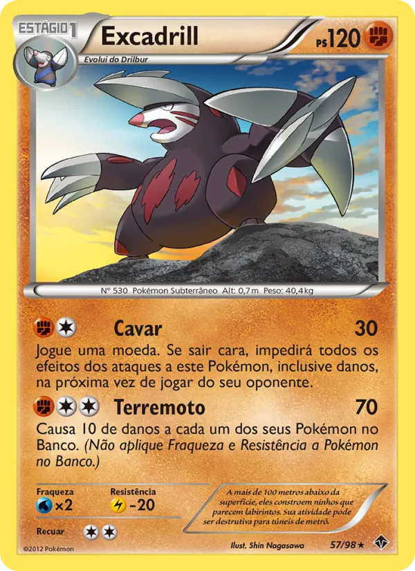 Excadrill Poderes Emergentes 57/98