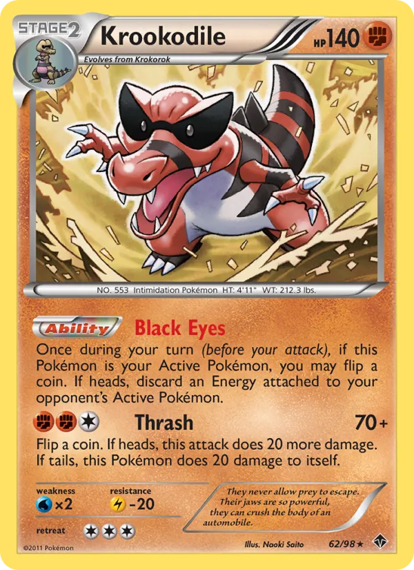 Krookodile Emerging Powers 62/98