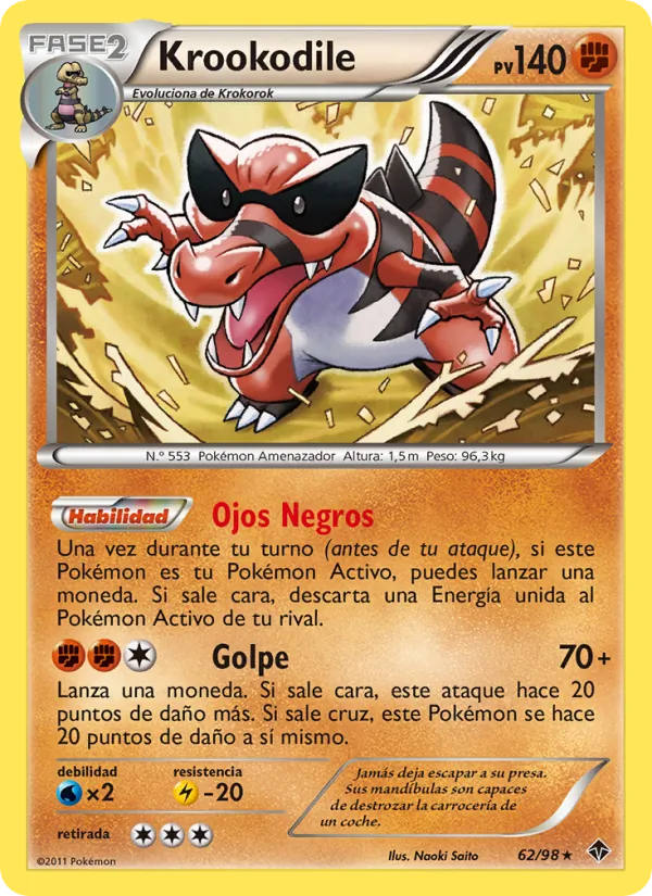 Krookodile Fuerzas Emergentes 62/98
