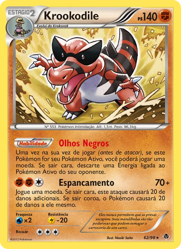 Krookodile Poderes Emergentes 62/98
