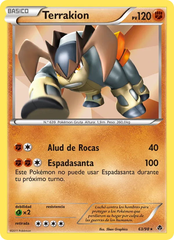 Terrakion Fuerzas Emergentes 63/98