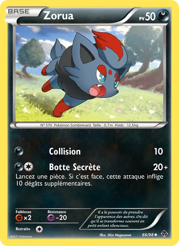 Zorua Pouvoirs Émergents 66/98