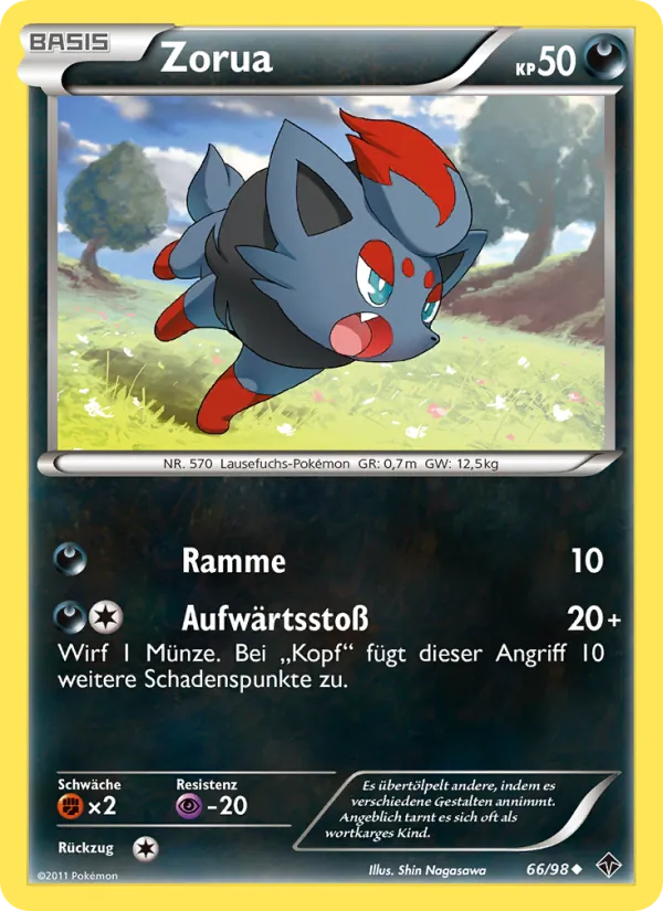 Zorua Aufstreben der Mächtigen 66/98