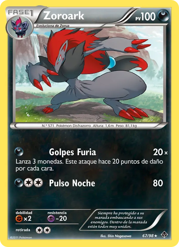 Zoroark Fuerzas Emergentes 67/98