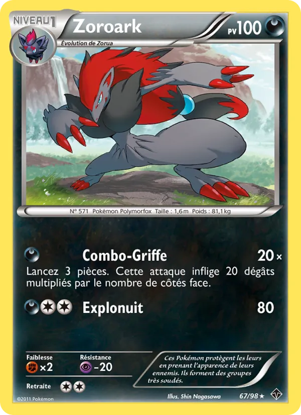 Zoroark Pouvoirs Émergents 67/98