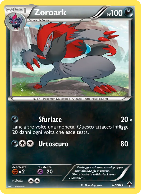 Zoroark Nuove Forze 67/98