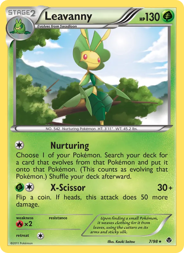 Leavanny Emerging Powers 7/98