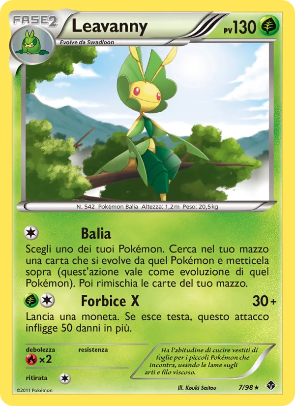 Leavanny Nuove Forze 7/98