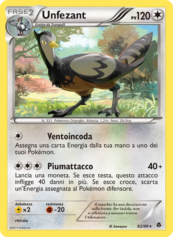 Unfezant Nuove Forze 82/98