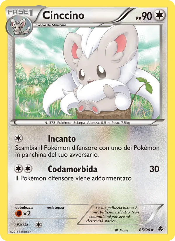 Cinccino Nuove Forze 85/98
