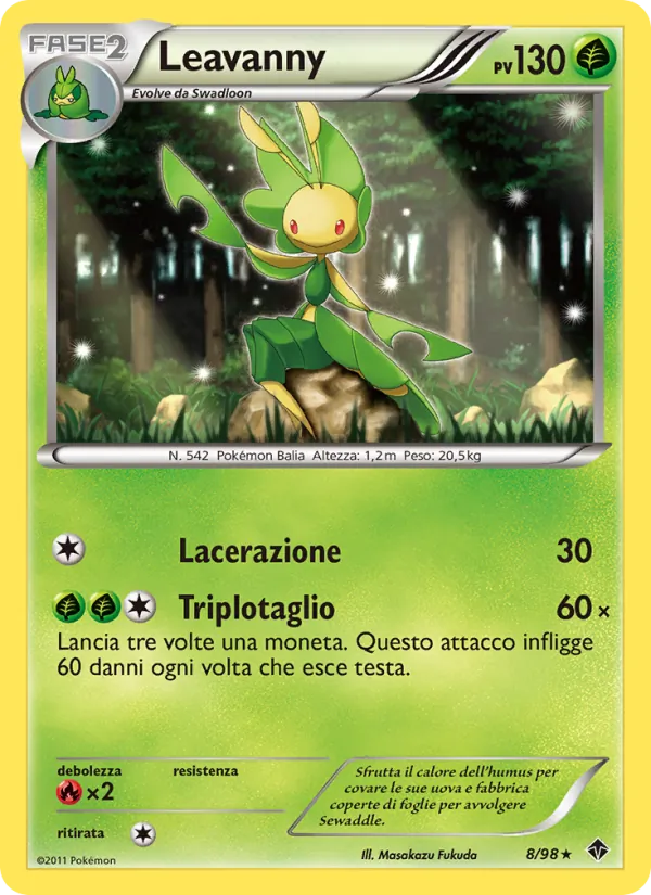 Leavanny Nuove Forze 8/98