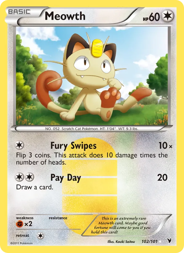 Meowth Noble Victories 102/101