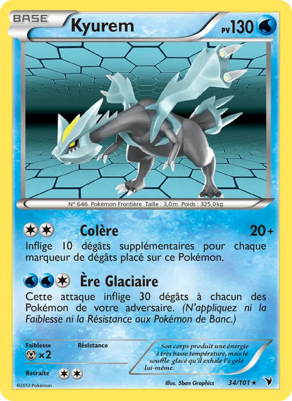Kyurem Nobles Victoires 34/101