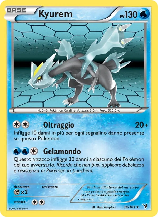 Kyurem Vittorie Regali 34/101