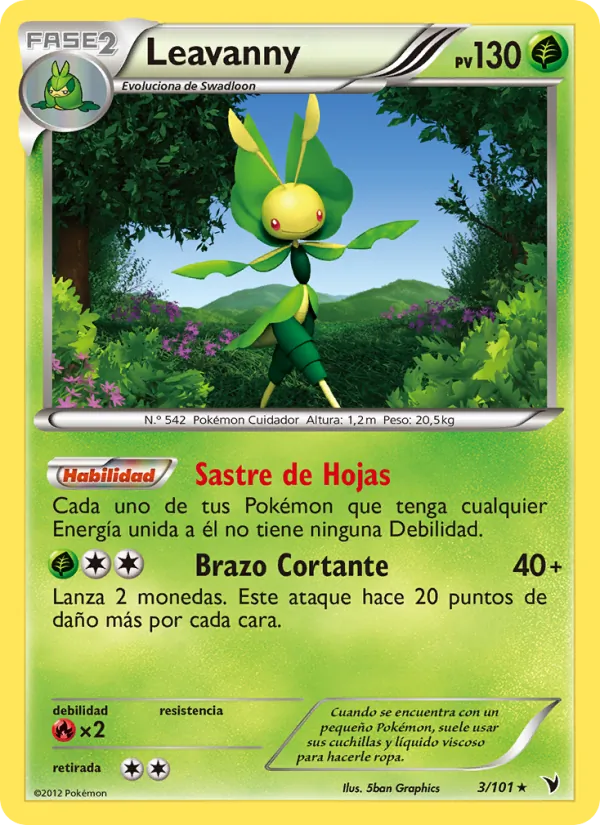 Leavanny Nobles Victorias 3/101