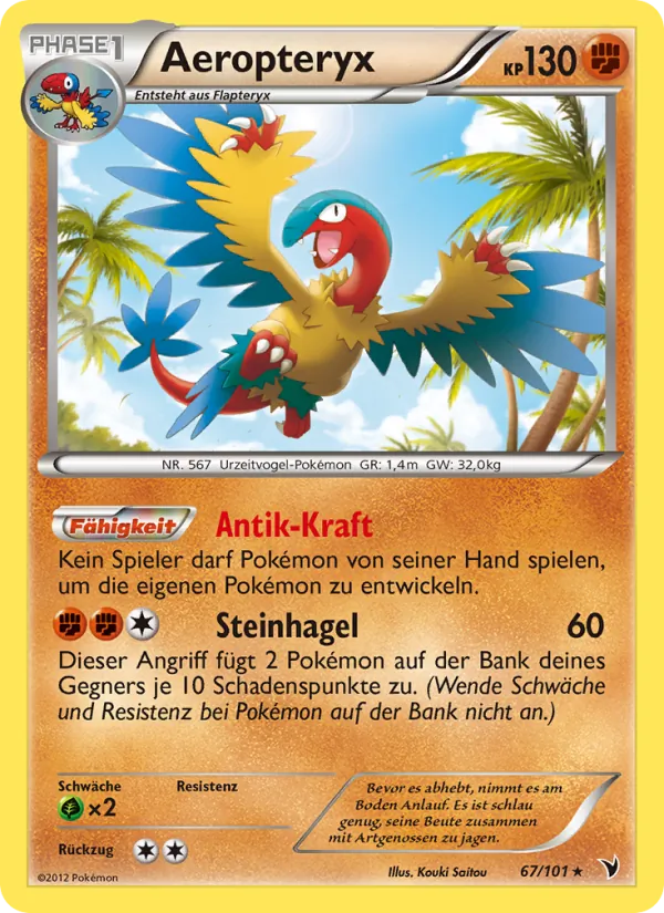 Aeropteryx Königliche Siege 67/101