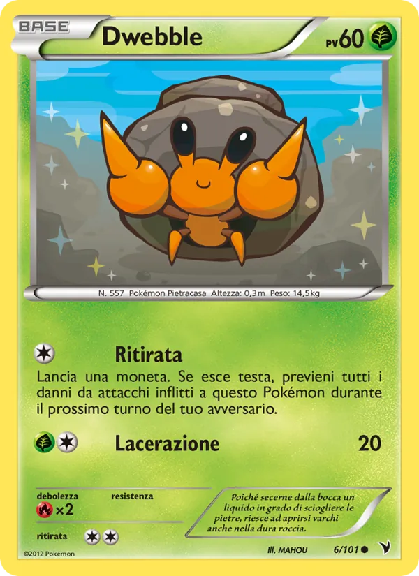 Dwebble Vittorie Regali 6/101