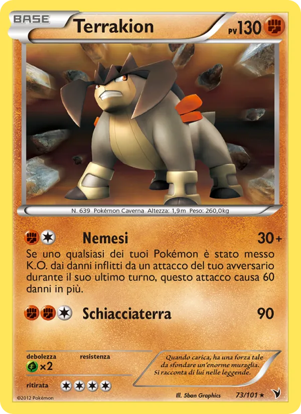 Terrakion Vittorie Regali 73/101