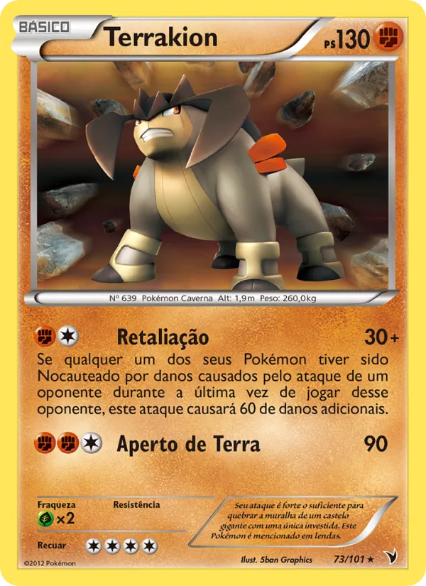 Terrakion Vitórias Nobres 73/101