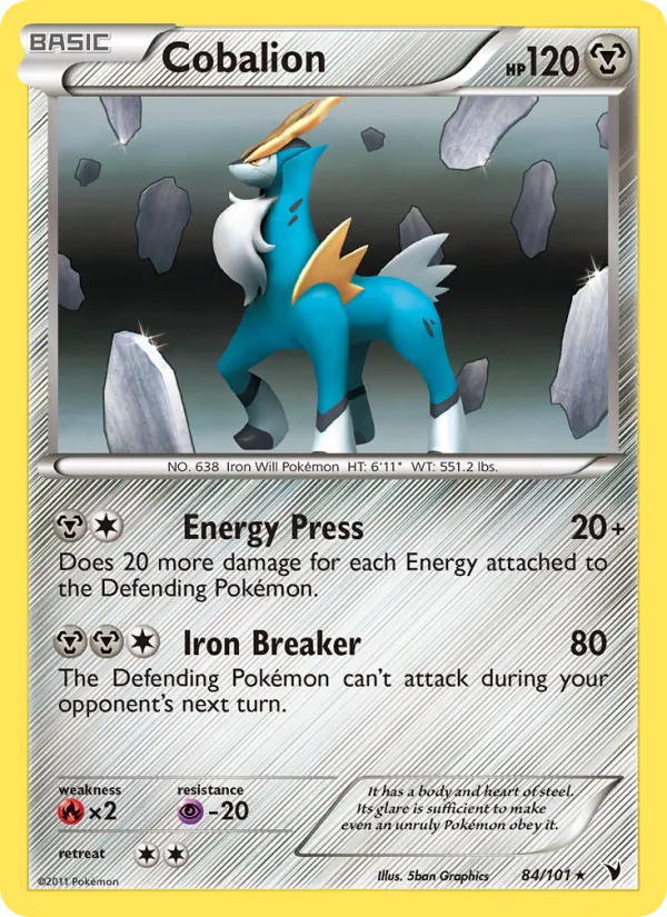 Cobalion Noble Victories 84/101