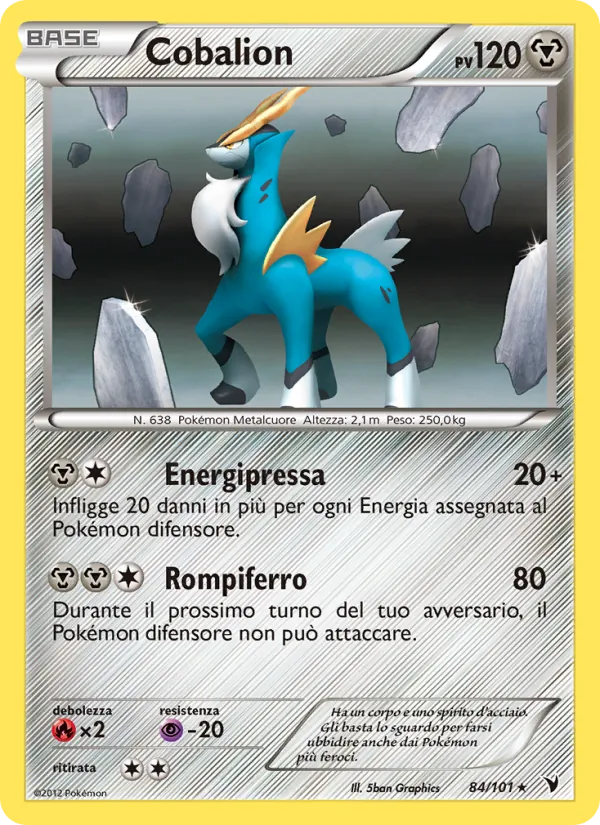 Cobalion Vittorie Regali 84/101
