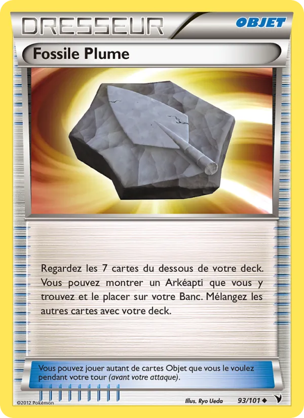 Fossile Plume Nobles Victoires 93/101
