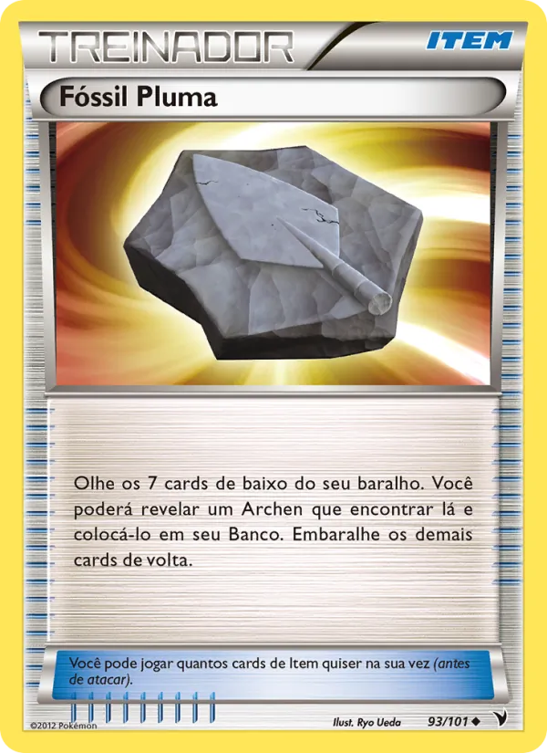 Fóssil Pluma Vitórias Nobres 93/101