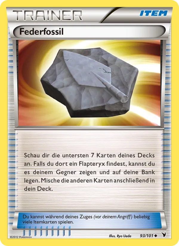 Federfossil Königliche Siege 93/101
