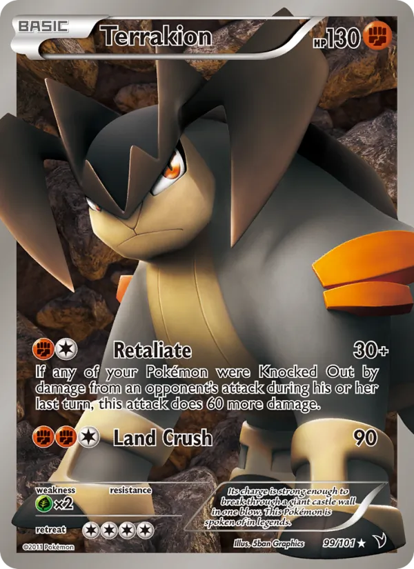 Terrakion Noble Victories 99/101
