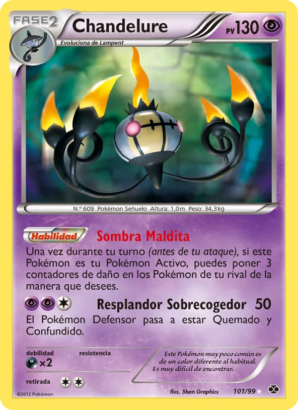 Chandelure Próximos Destinos 101/99