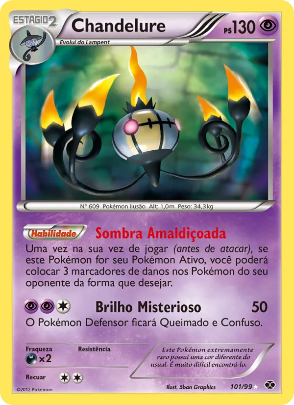 Chandelure Próximos Destinos 101/99