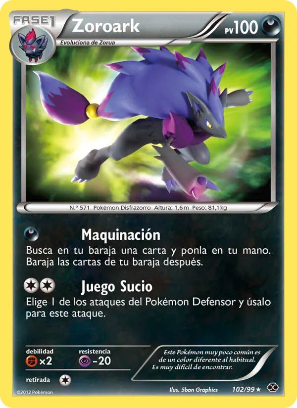Zoroark Próximos Destinos 102/99