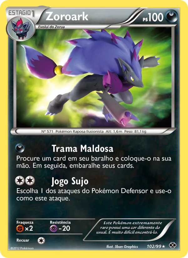 Zoroark Próximos Destinos 102/99
