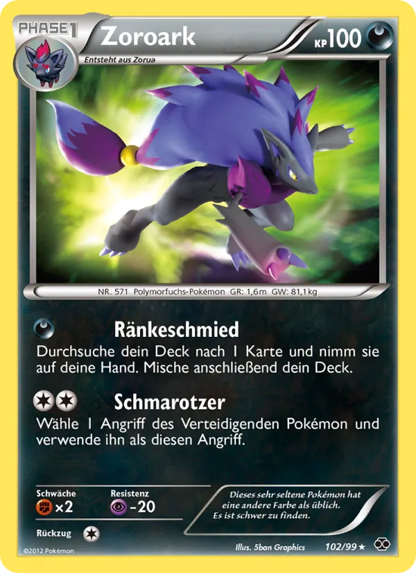Zoroark Kommende Schicksale 102/99