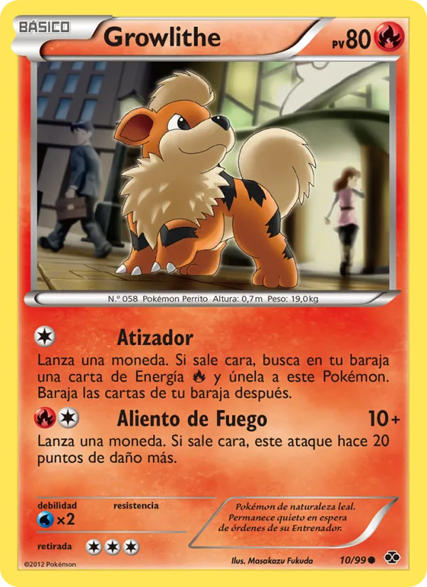 Growlithe Próximos Destinos 10/99