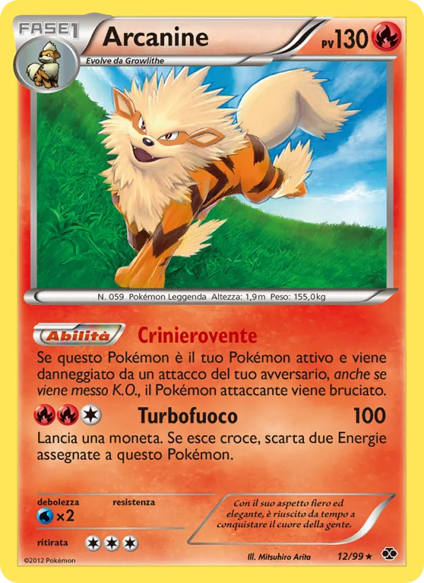 Arcanine Destini Futuri 12/99