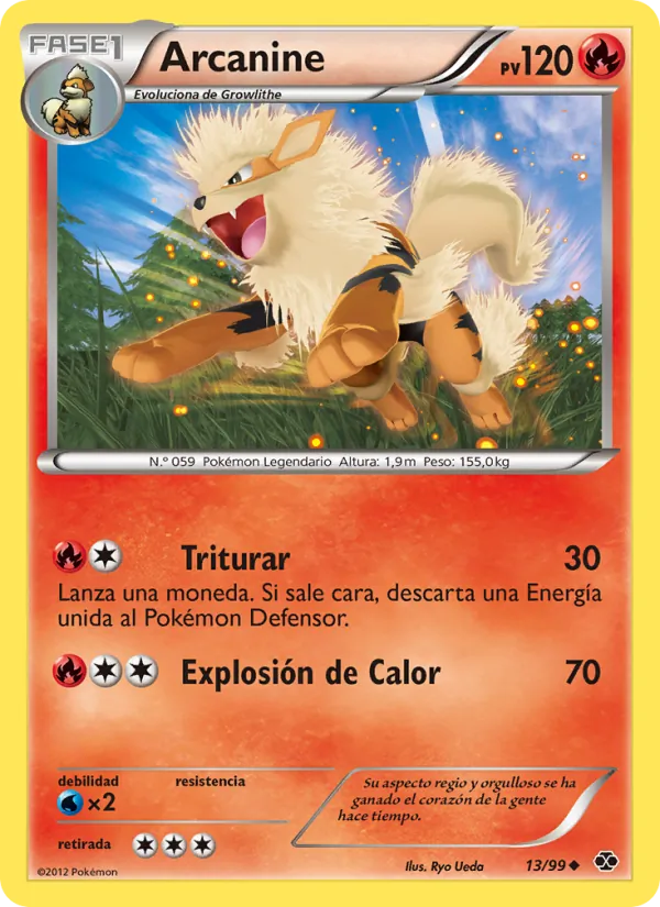 Arcanine Próximos Destinos 13/99