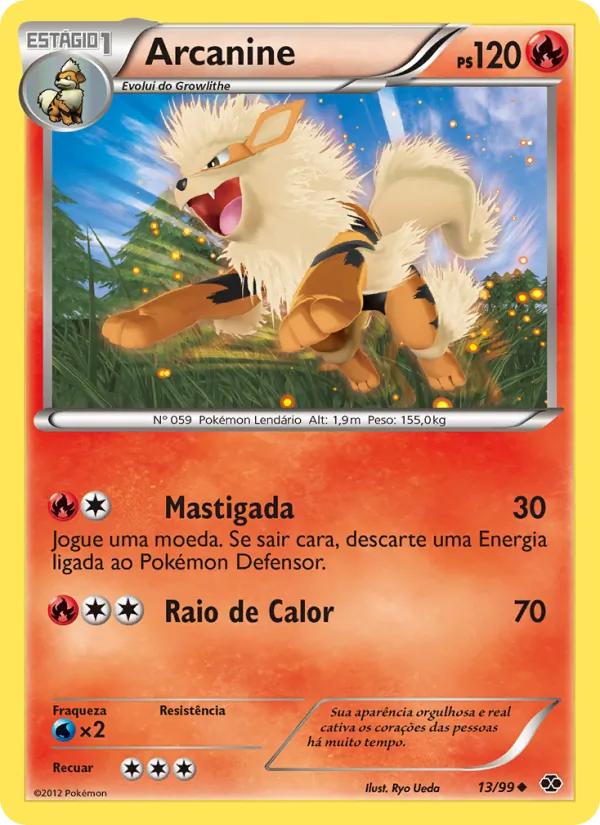 Arcanine Próximos Destinos 13/99