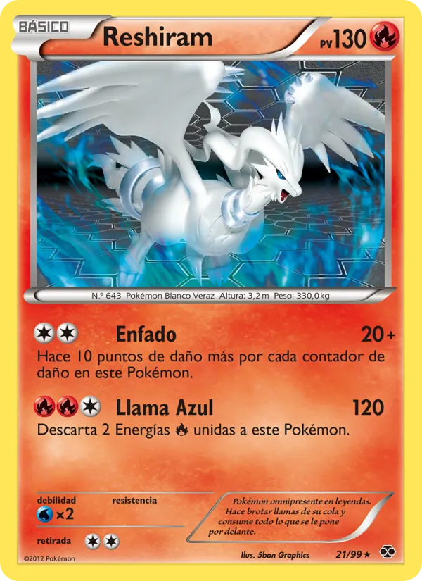 Reshiram Próximos Destinos 21/99