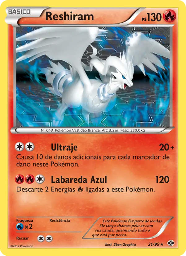 Reshiram Próximos Destinos 21/99
