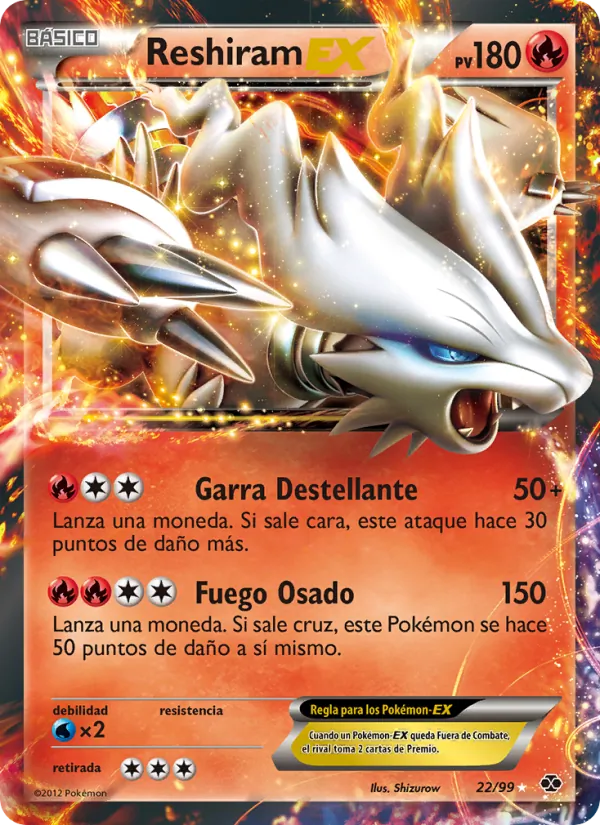 Reshiram-EX Próximos Destinos 22/99