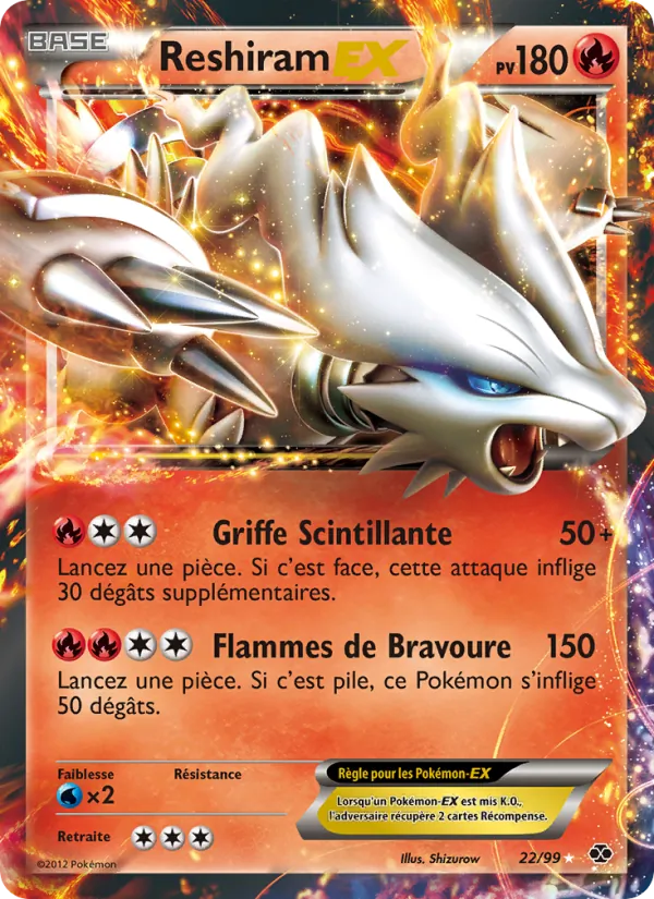 Reshiram-EX Destinées Futures 22/99