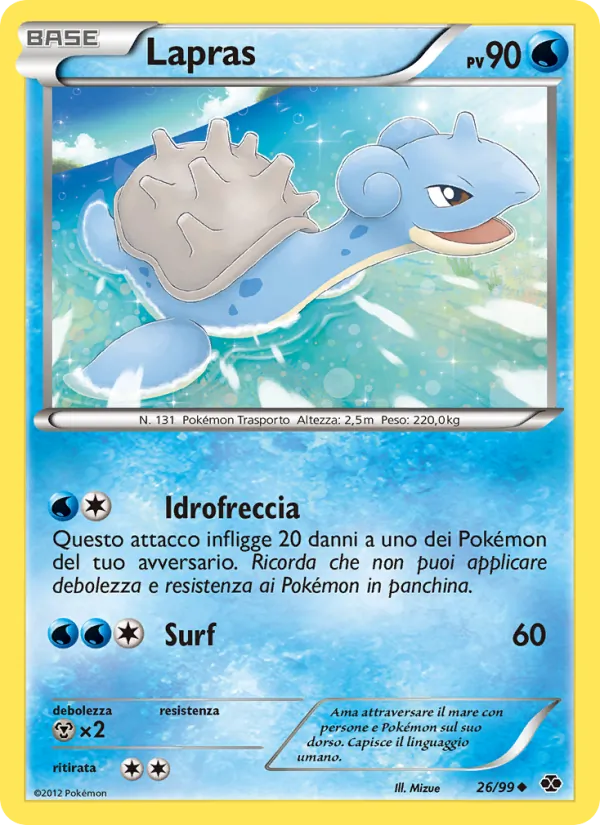 Lapras Destini Futuri 26/99