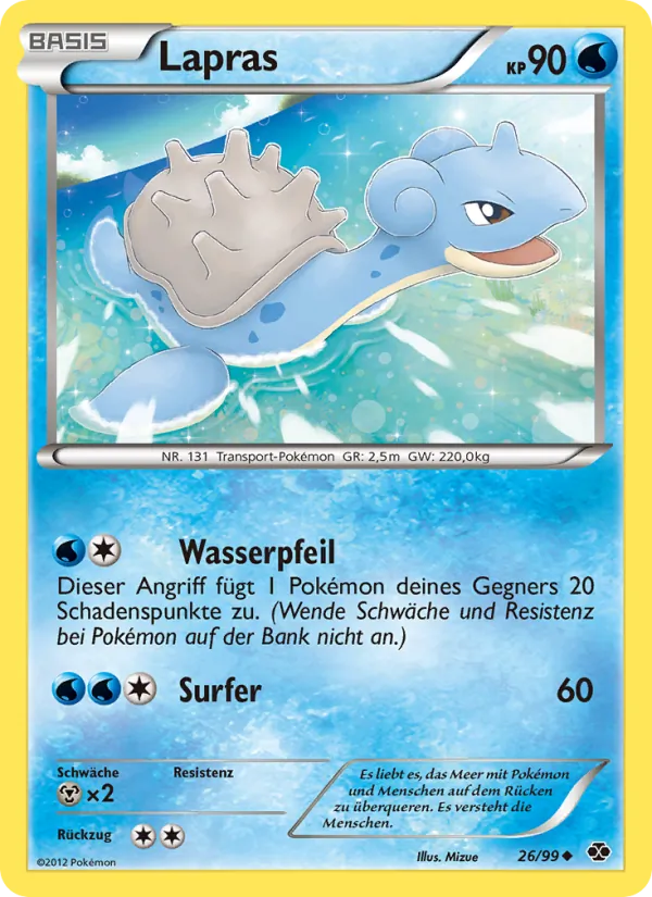 Lapras Kommende Schicksale 26/99
