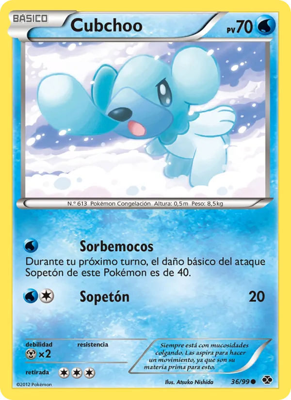 Cubchoo Próximos Destinos 36/99