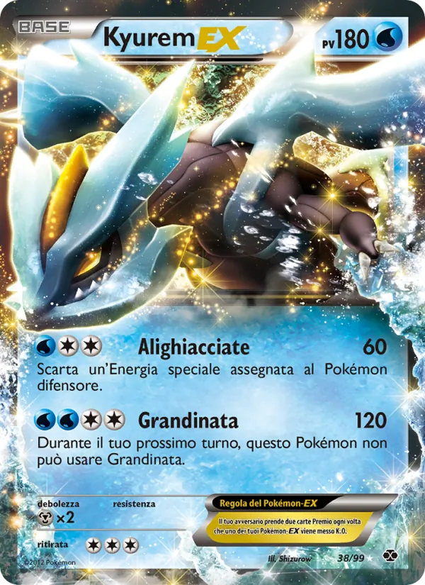 Kyurem-EX Destini Futuri 38/99